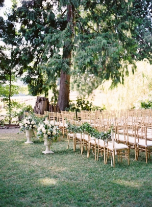 Elegant Outdoor Wedding Ceremony