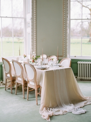 Romantic Chiffon Wedding Table Linen