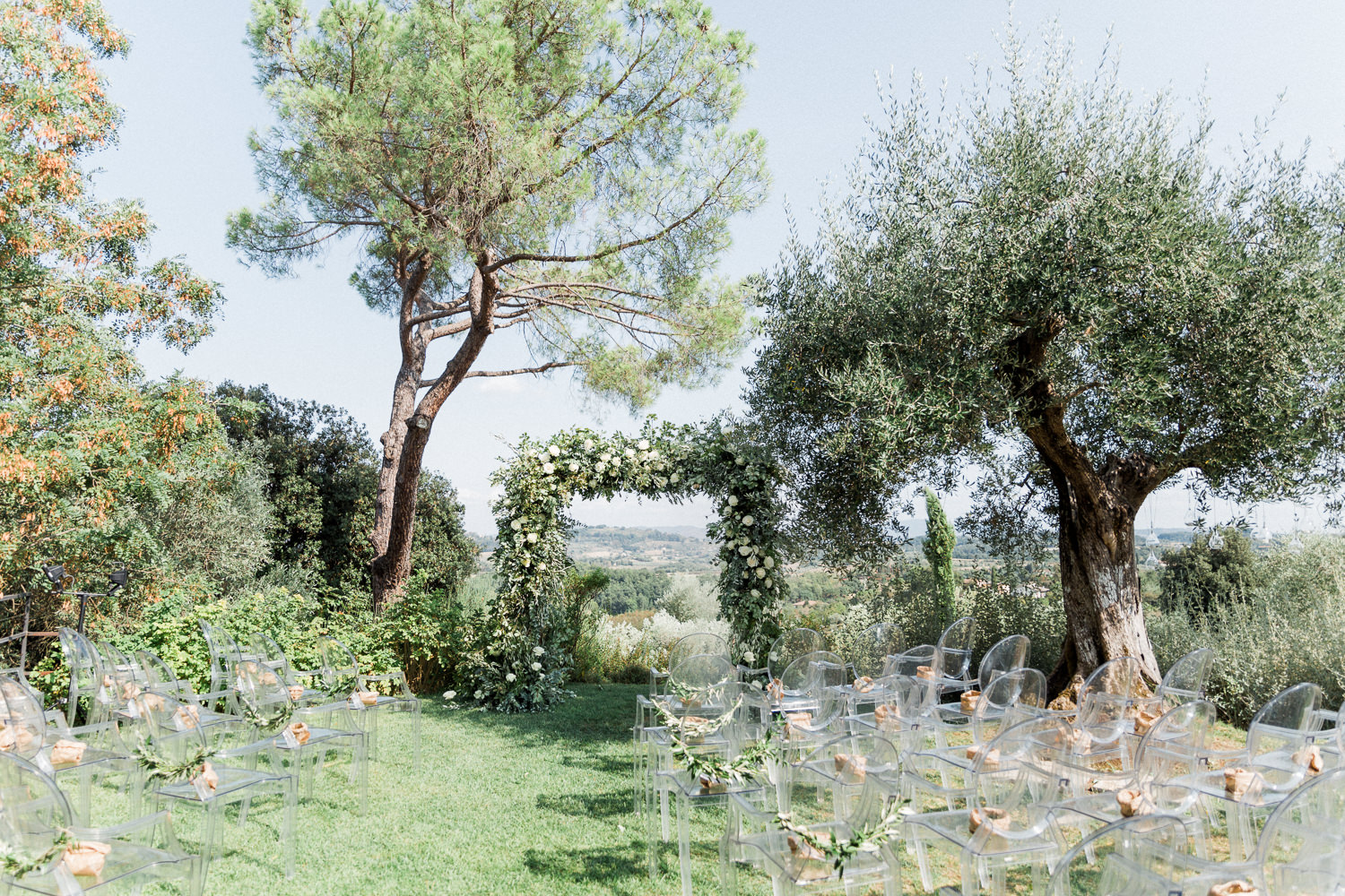 Tuscany Villa Backyard Wedding
