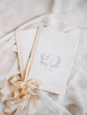 Vow Books on Handmade Paper