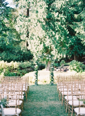 Wedding Ceremony Under Trees