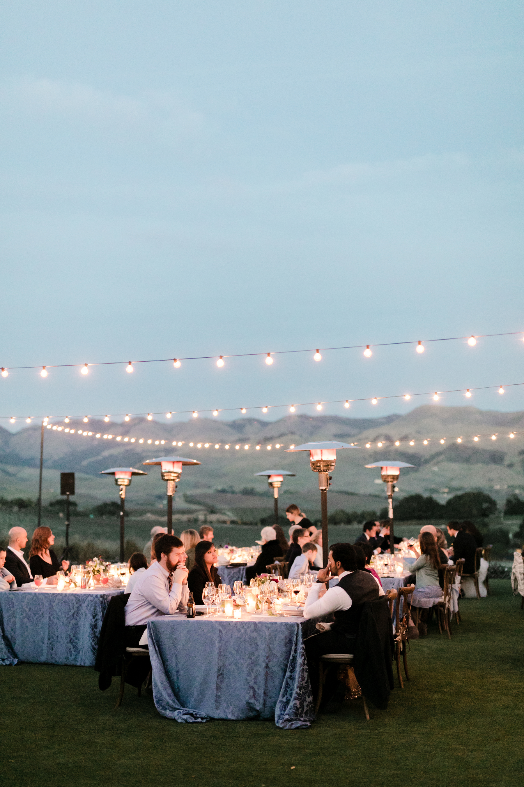 Wine Country Wedding in Shades of Blue 20