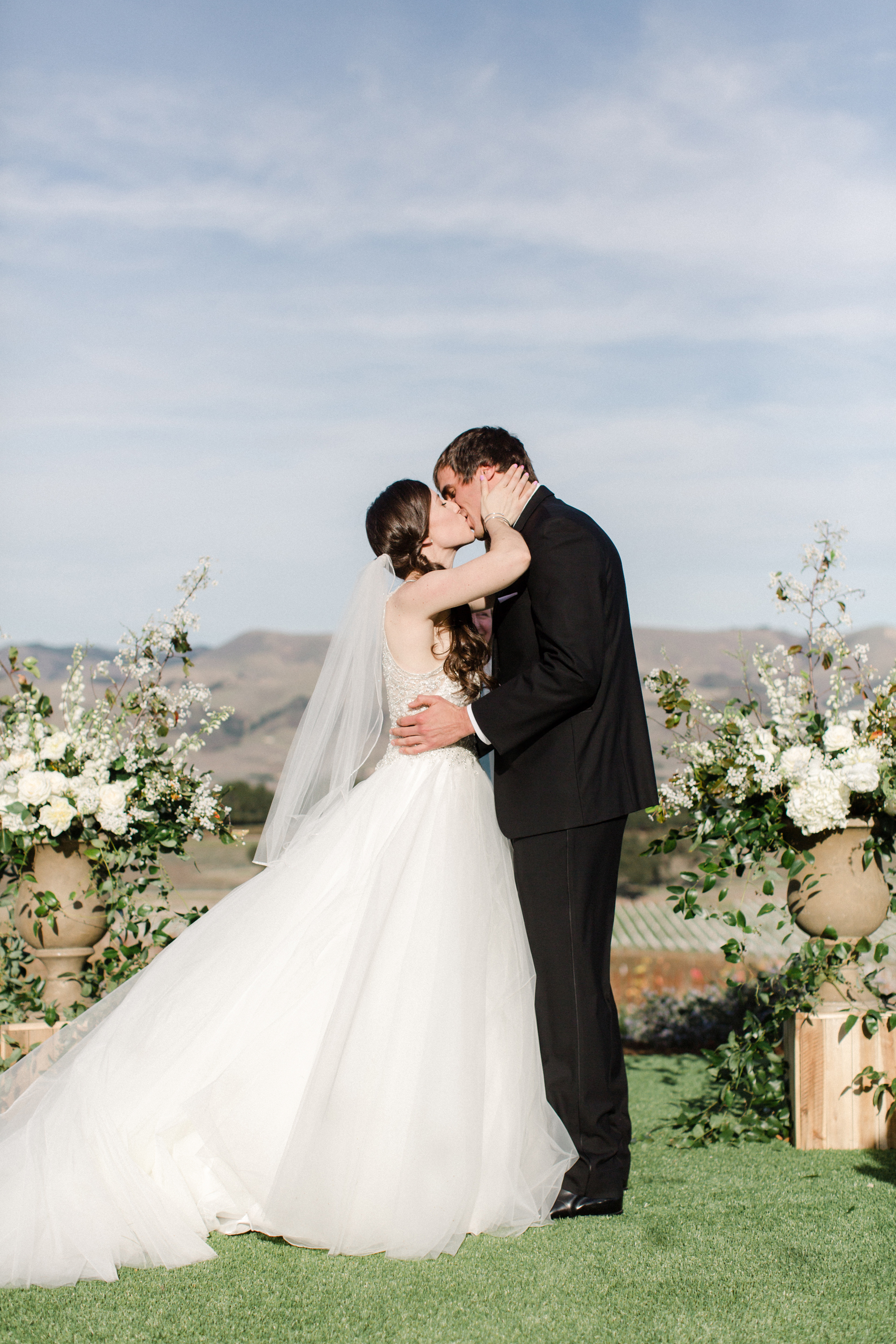 Wine Country Wedding in Shades of Blue 9