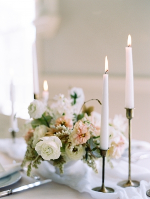 Elegant Centerpiece with Taper Candles