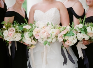 Ivory and Blush Bouquets