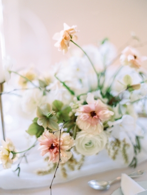 Romantic Peach Wedding Flowers