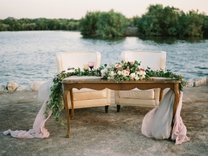 Romantic Table for Two on Beach
