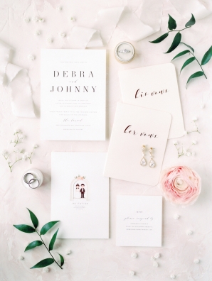 Vow Books and Stationery Details for Wedding