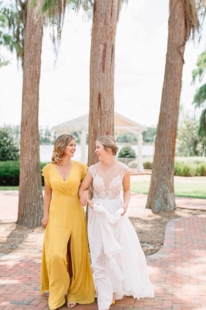 Bridesmaid in Yellow