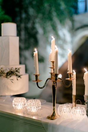 Taper Candles at Wedding