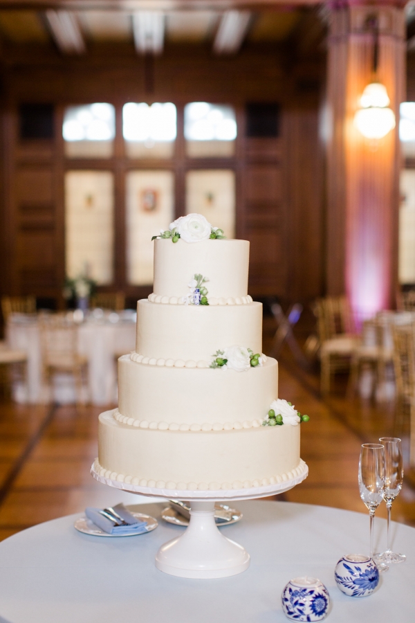 Simple Tiered Wedding Cake