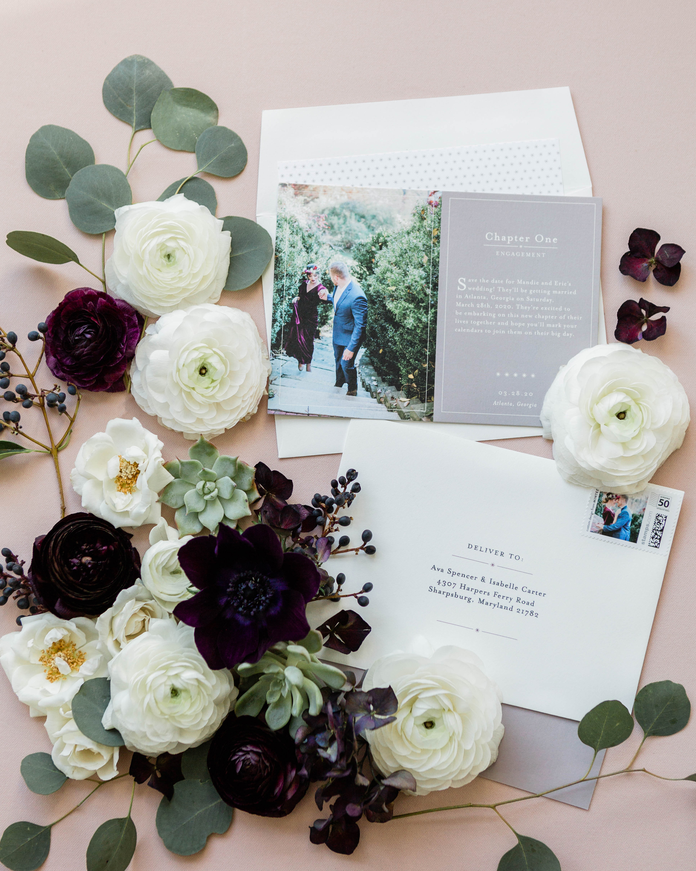 Customizable Save the Dates from Minted