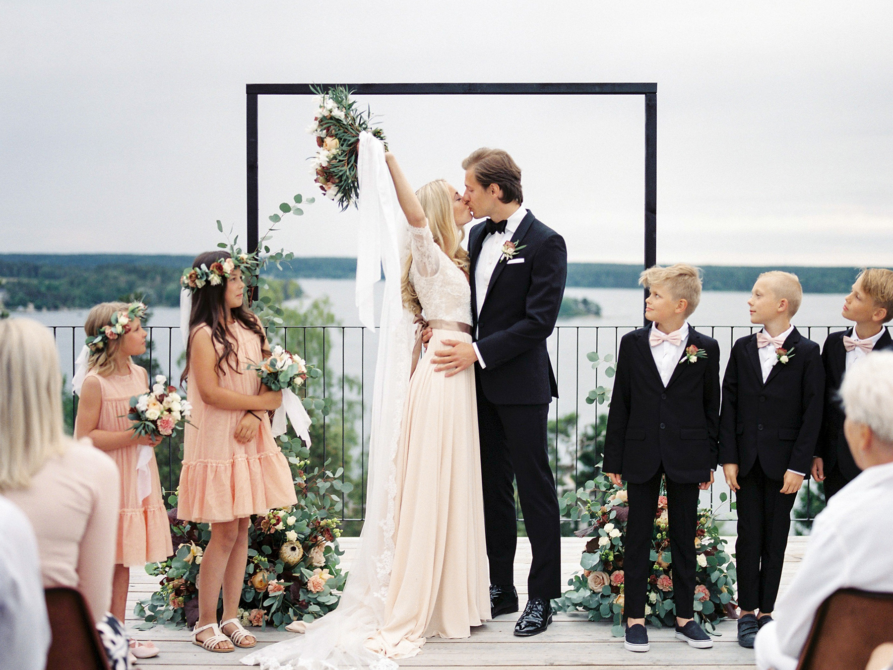 Bright and Warm Colored Wedding Inspiration in Sweden 2 Brides Photography17
