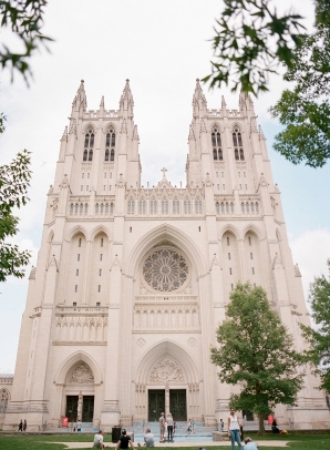 Classic Blush and Gold National Cathedral Wedding Audra Wrisley11