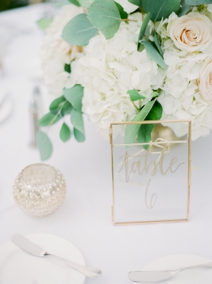 Clear Table Numbers