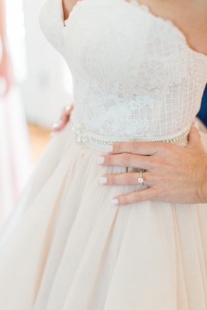 Detail on Wedding Dress