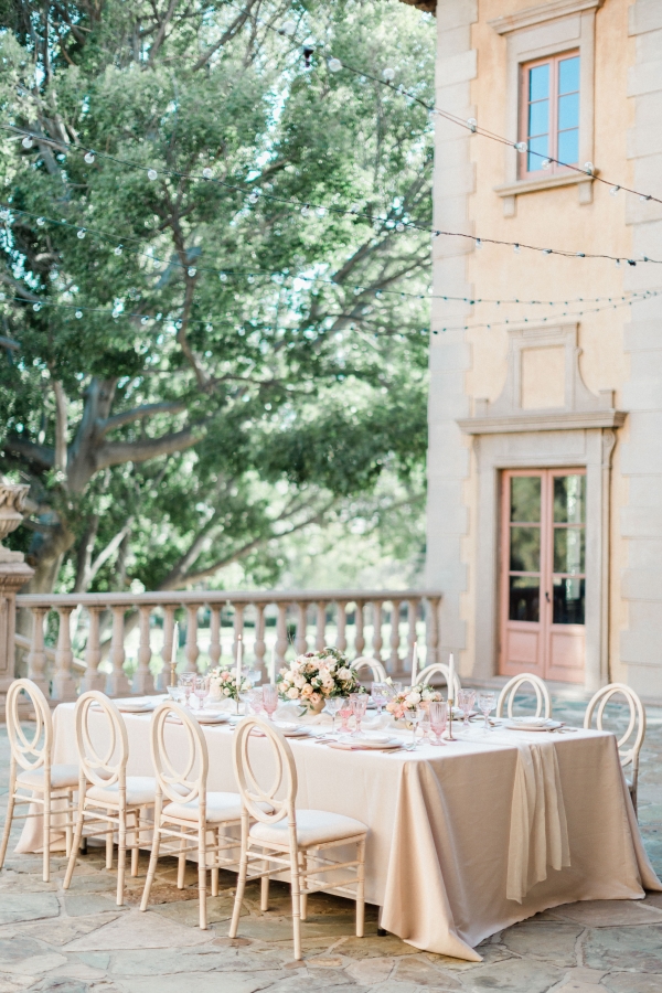 Elegant Romantic Estate Wedding Reception