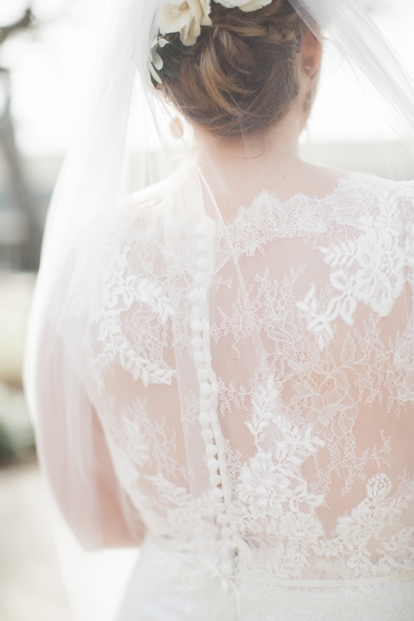 Lace Bridal Gown Detail