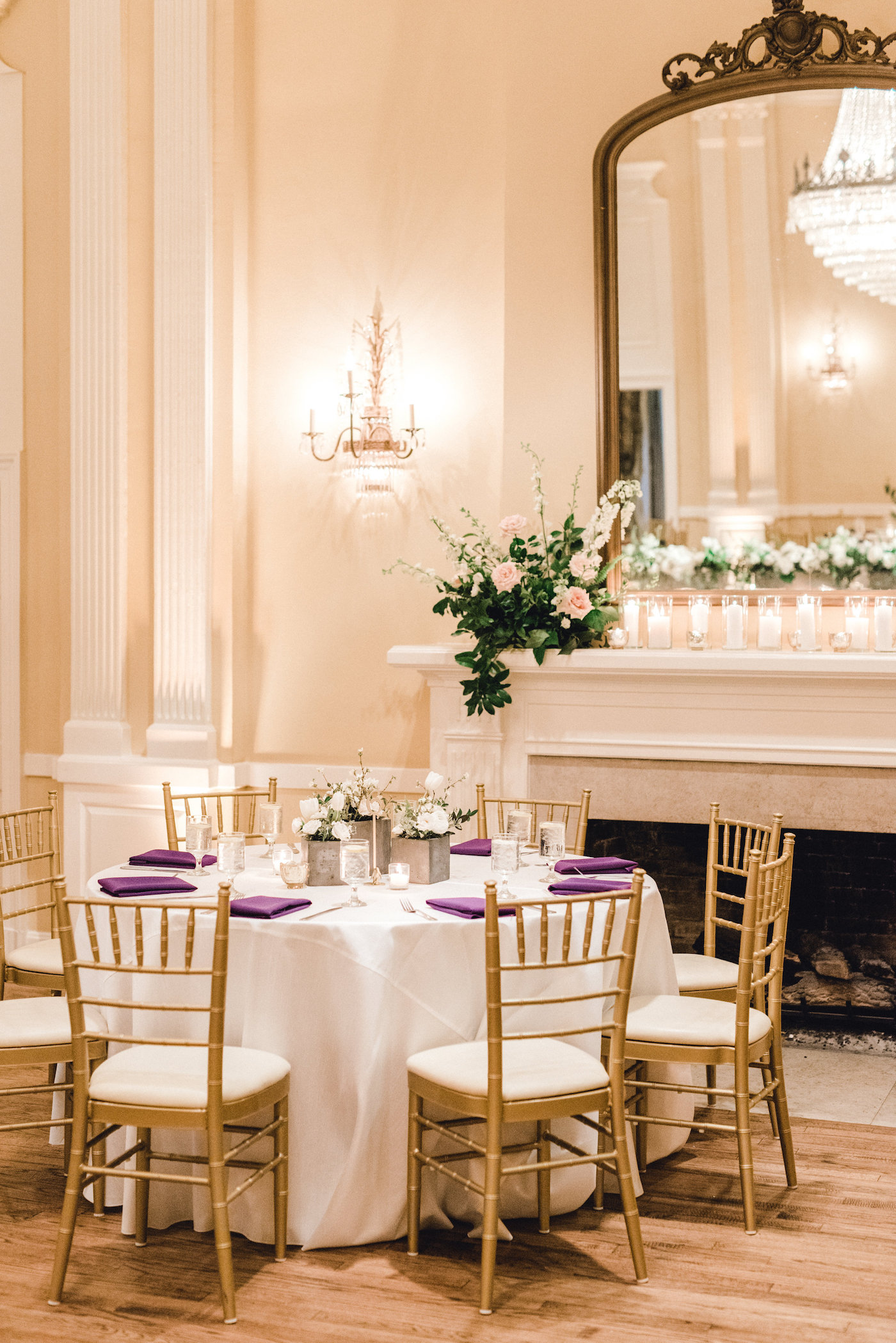Mansion Wedding Reception Table