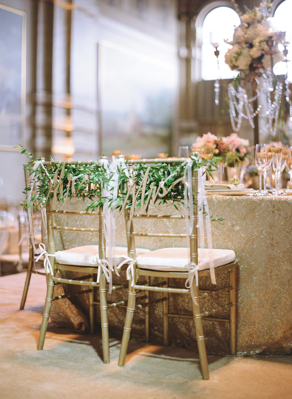 Mr and Mrs Chair Greenery