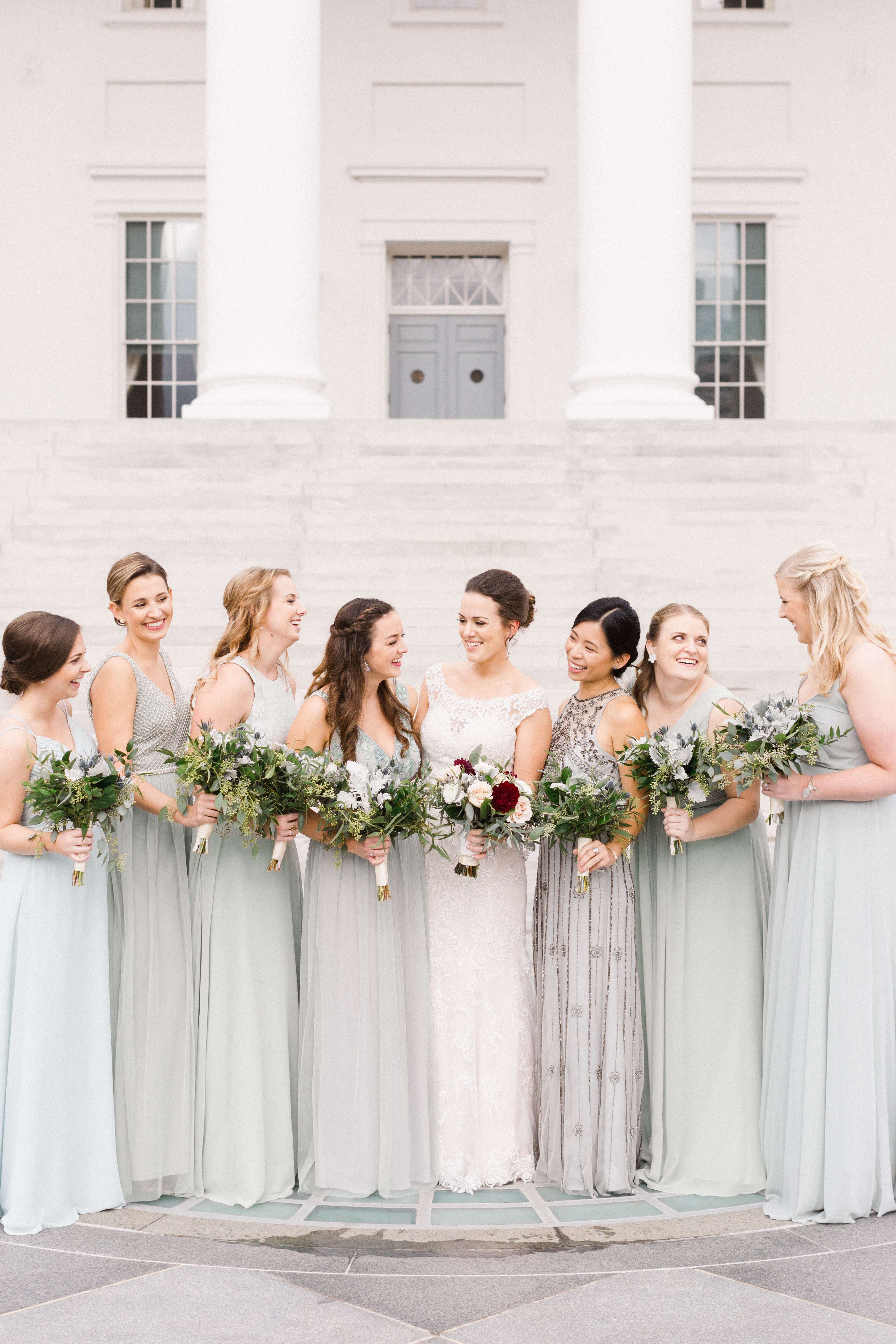 Traditional Virginia Wedding with Pops of Pastels