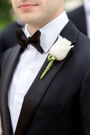 White Rose Boutonnieres