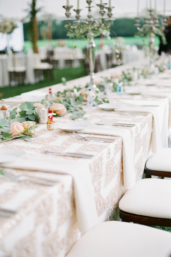 Long Tables for Wedding