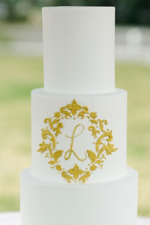 Monogram Wedding Cakes