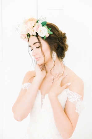 Elegant Bridal Session Inspired by Frida Kahlo Heirloom Rose Photography09