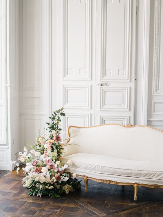Elegant Whimsical French Chateau Wedding Inspiration Romain Vaucher 26