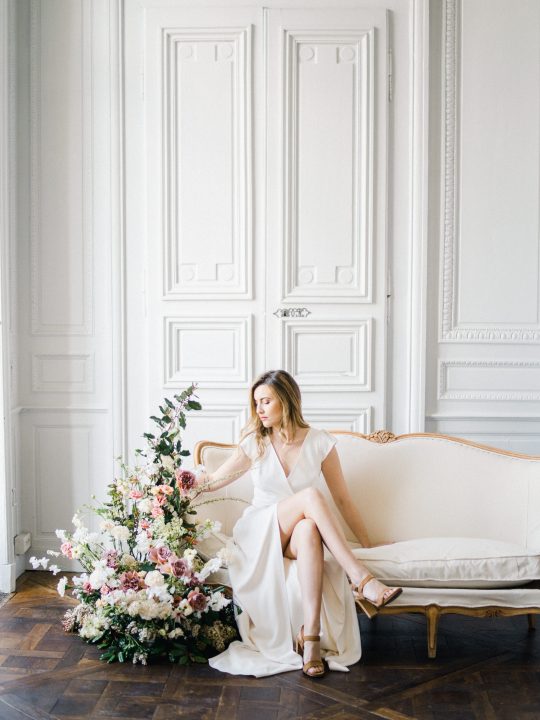 Elegant Whimsical French Chateau Wedding Inspiration Romain Vaucher 32