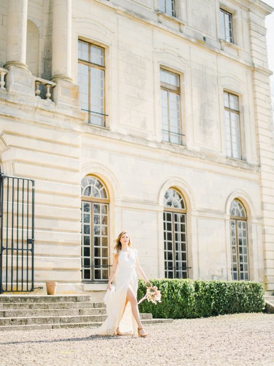 Elegant Whimsical French Chateau Wedding Inspiration Romain Vaucher 44