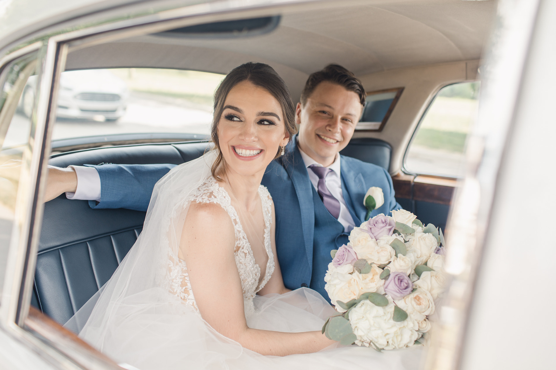 Charming Blush and Lavender Detroit Wedding