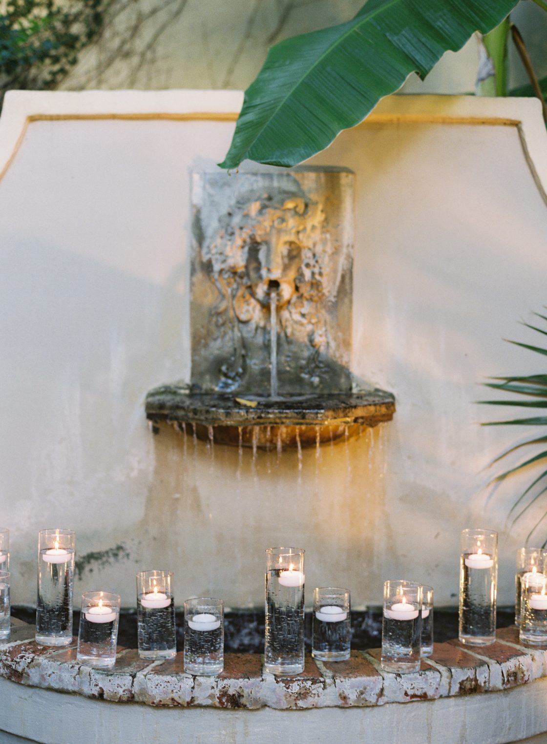 Fountain Candle Wedding Decor