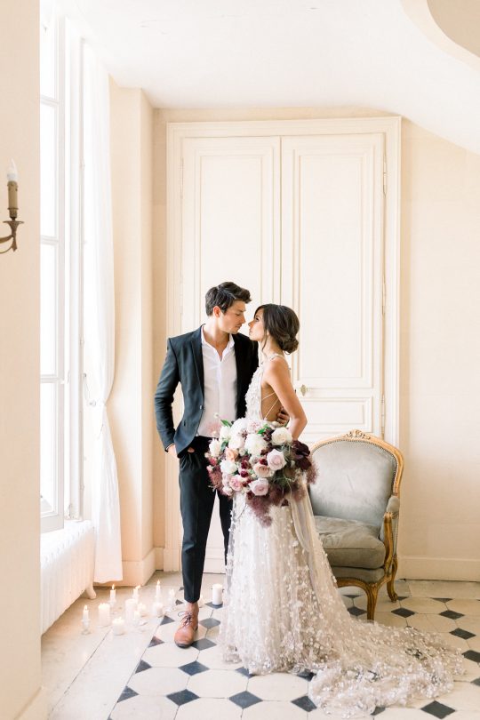 Intimate and Lush Elopement Inspiration in Normandy Alexi Lee Photography21