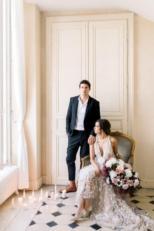 Intimate and Lush Elopement Inspiration in Normandy Alexi Lee Photography22