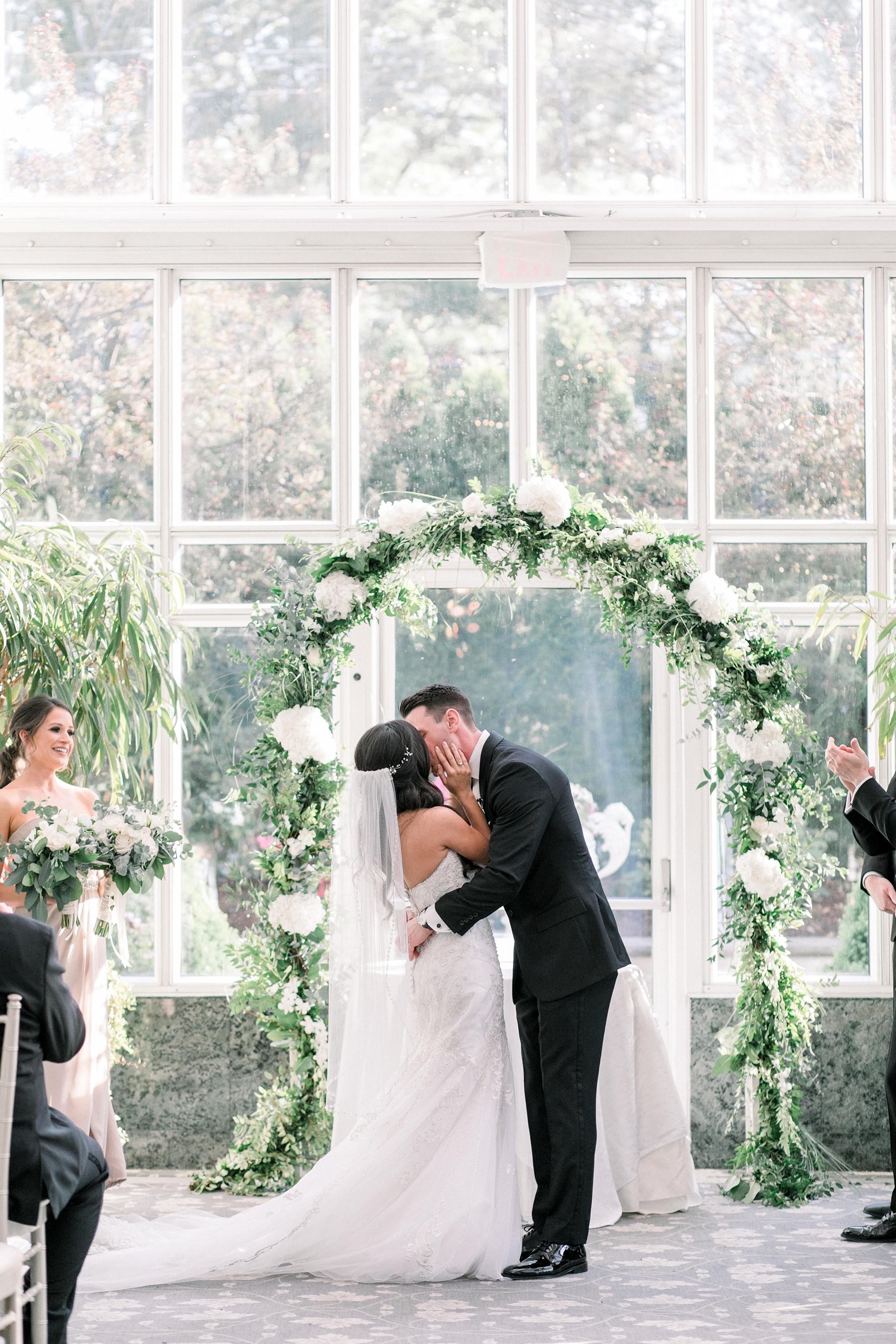 Timeless Conservatory Wedding with Neutral Colors Cassi Claire Photography19