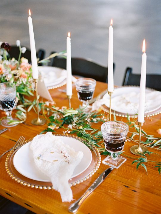 Candlelit Wedding Tablescape
