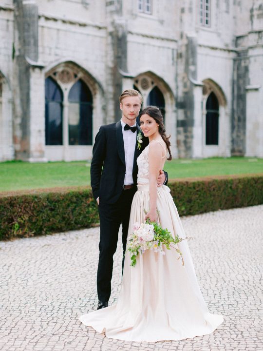 Classic Romantic Wedding Gown and Suit