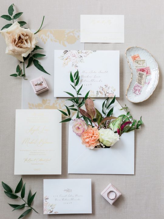 Floral Inspired Wedding Invitations