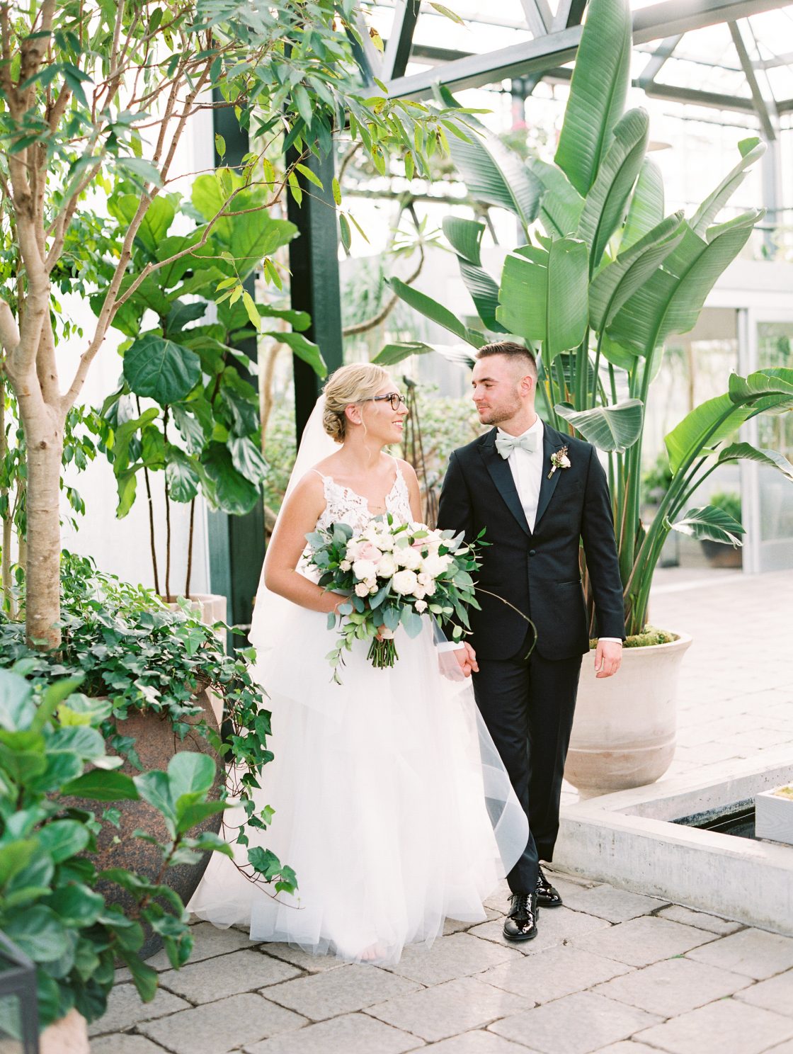 Tropical Conservatory Wedding