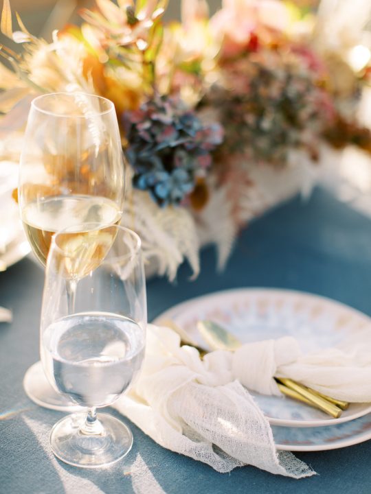 Driftwood and Linen Wedding Place Setting