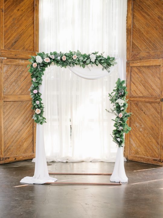 Eucalyptus Rose Wedding Ceremony Arch