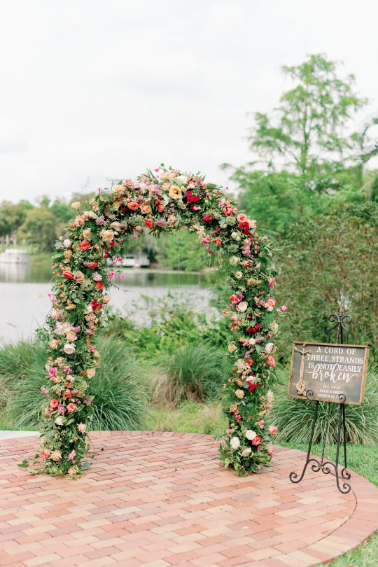 Floral Wedding Ceremony Arch