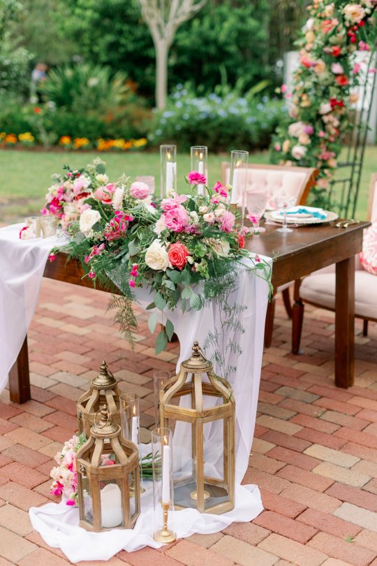 Garden Inspired Sweetheart Table