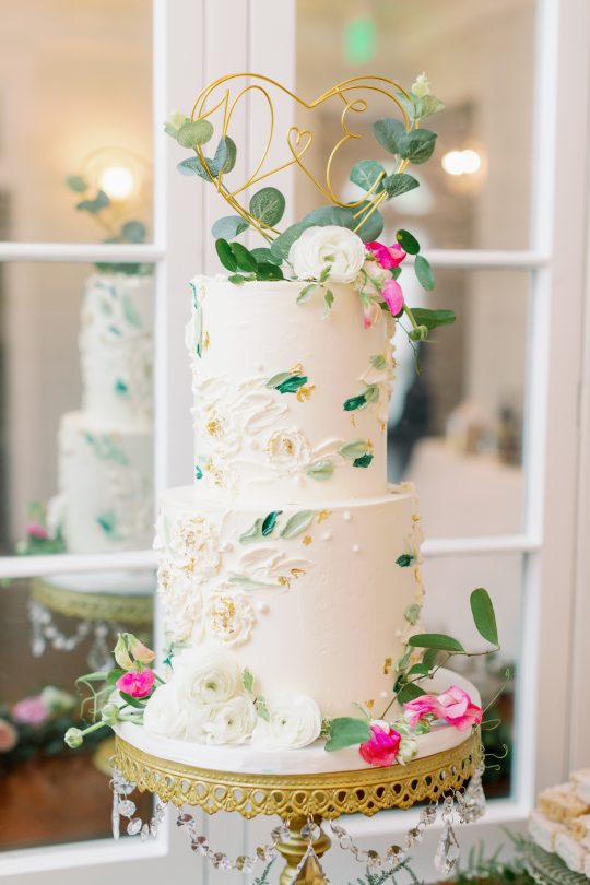 Garden Inspired Wedding Cake