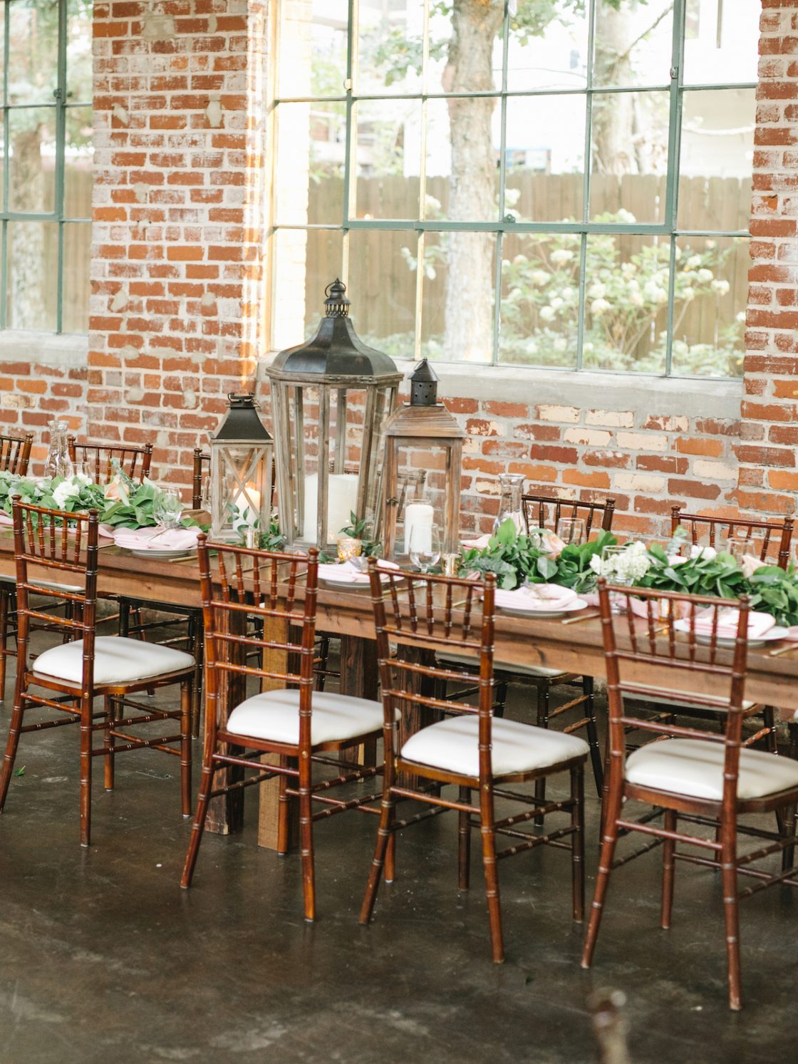 Industrial Rustic Wedding Tablescape