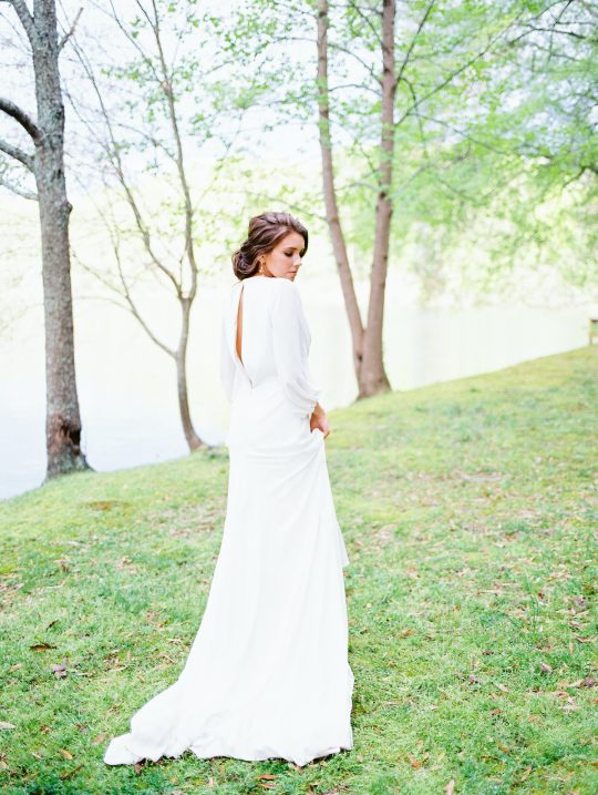 Long Sleeved Wedding Gown
