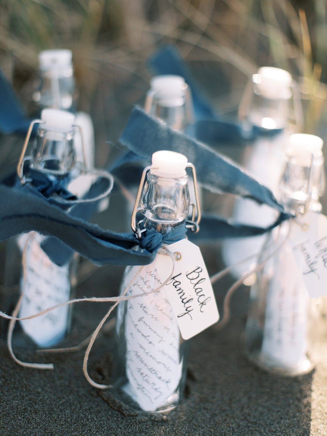 Message in a Bottle Escort Cards