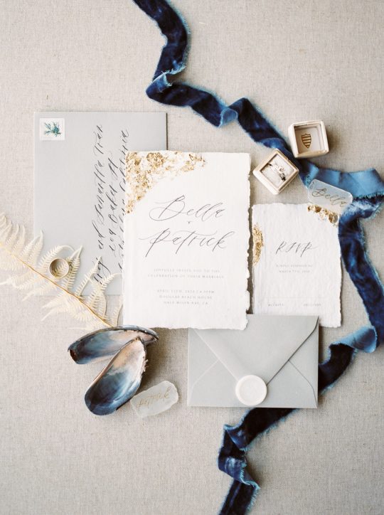 Ocean Inspired Wedding Invitation